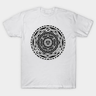 The Twilight Gate - Goddess and Sage symbols T-Shirt
